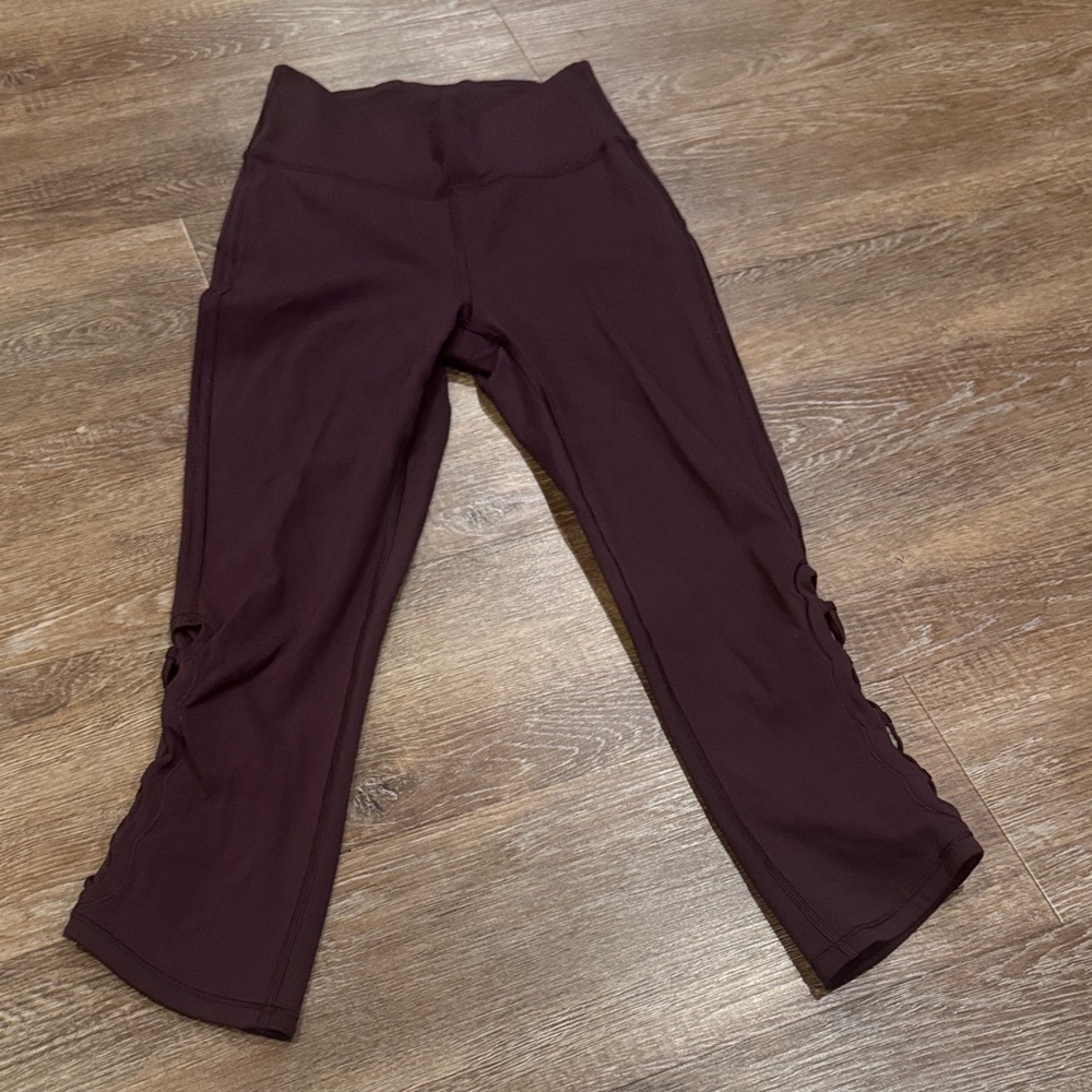 lululemon athletica Dark Burgundy Leggings